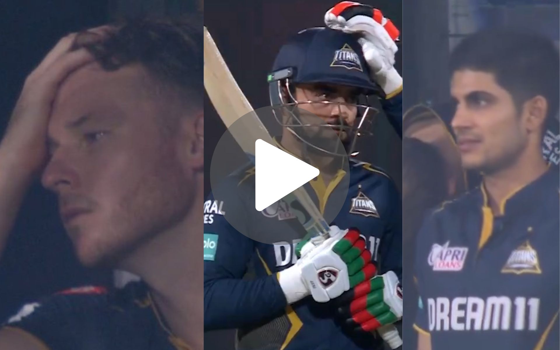 [Watch] Rashid Khan, Miller & Gill Dejected After GT's Heartbreaking Last-Over Loss Vs DC